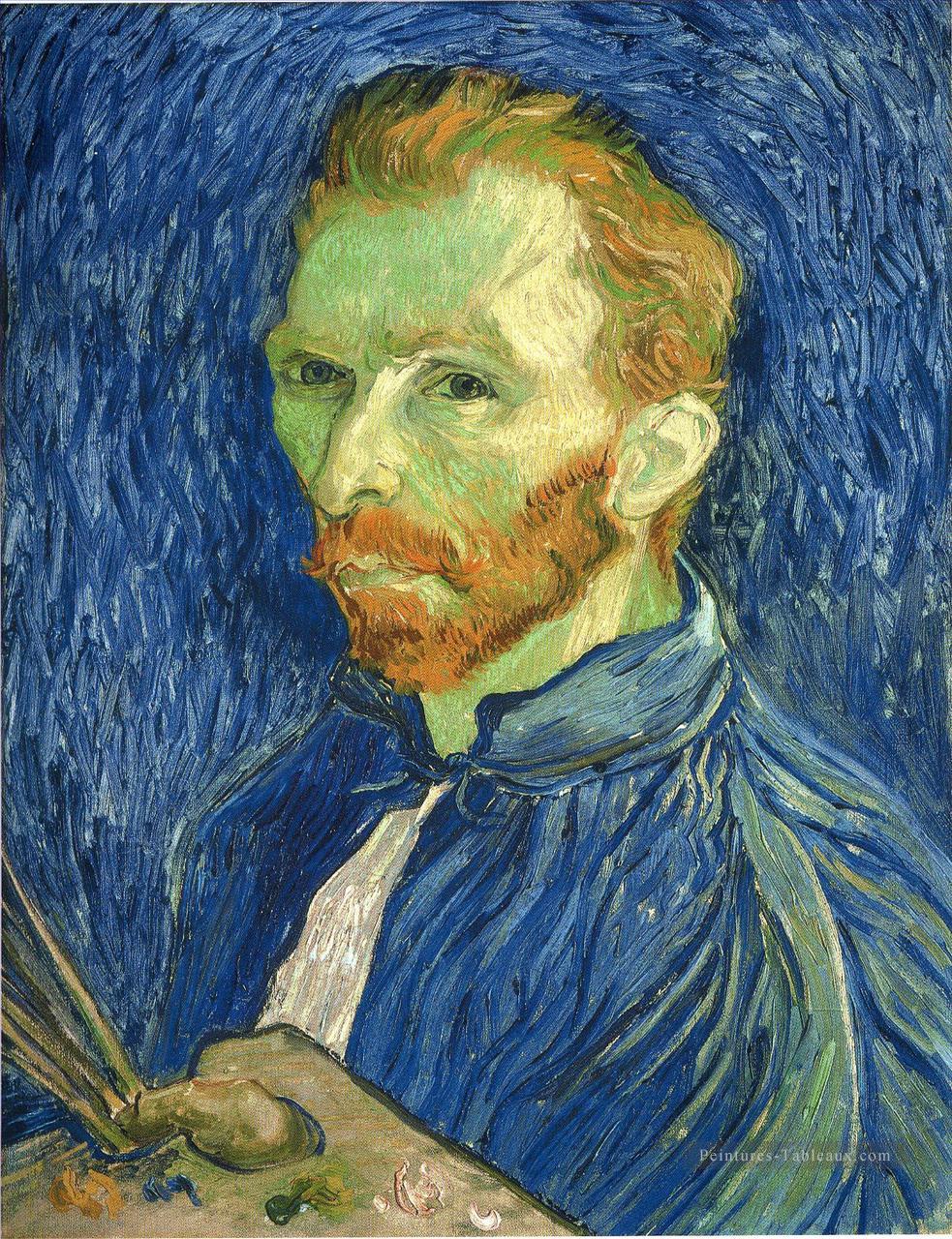 Autoportrait avec Pallette Vincent van Gogh Peintures à l'huile